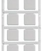 PA device marker, (L x W) 22 x 22 mm, gray, 80 pcs, 1014650000