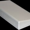ABS handheld enclosure, (L x W x H) 40 x 220 x 110 mm, light gray (RAL 7035), IP54, 1599HSTSGY