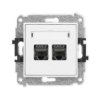 Icon Mechanizm Gniazda Komputerowego Podwójnego 2Xrj45, Kat. 7, Ekranowane,...