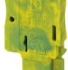 Plug, spring balancer connection, 0.08-4.0 mm², 1 pole, 24 A, 6 kV, yellow/green, 3043035