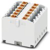 Distribution block, push-in connection, 0.14-4.0 mm², 12 pole, 24 A, 6 kV, white, 3273428