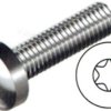 Pan head screw, TX, M5, Ø 10 mm, 30 mm, stainless steel, DIN 7985, 7985I05302
