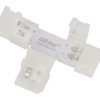 Led Line Łącznik Do Taśm Led Click Connector Kątowy 8 Mm 2 Pin Typ T