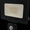 5947 LED floodlight, 30 W, 2400 lm, 6000 K, IP65, black, with sensor