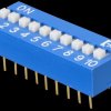 Dip switch, vertical, 10-pin