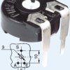 PT10LV10-101A2020 Setting potentiometer, horizontal, 10mm, 100 Ohm