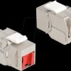 87952 Keystone module RJ45 jack / LSA, Cat.6a, with dust protection ca