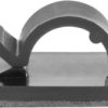 Cable clamp, for magnetic use, max. bundle Ø 8 mm, PA, black, self-adhesive, (L x W x H) 25 x 25 x 11.5 mm, 151-04464