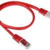 Corning Patchcord S/FTP FLEX/26L,CAT.6A,Red,2XRJ45,4P,3M