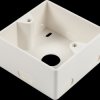 1622-02APGRW Surface mount housing 80 x 80 mm, pure white RAL9010