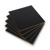 Płyta HDF czarna - 3mm - 160x160mm - 5szt.