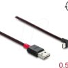 81549 EASY-USB 2.0 Cable Type-A male to USB Type-C™ male angled up / d