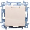 Simon 10 Gniazdo pojedyncze SCHUKO z uszczelką z przesłonami kremowe 16A 250V IP44 CGSZ1BZ.01/41
