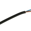 Przewód; sterowniczy; H03VV-F (OMYo); 2x0,75mm2; linka; Cu; czarny; okrągły; PVC; 5,3mm; 300/300V; Elpar; RoHS
