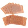 10szt. Uniwersalna płyta PCB 5x7cm z rozstawem otworów 2,54 mm DIY Prototypowa płyta drukowana na papierze jednostronna płyta ob