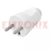 WTYK SIECIOWY WT30 16A/250V 2P+Z BIAŁY PROSTY