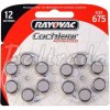 12 x baterie do aparatów słuchowych Rayovac 675 Cochlear