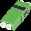 DN-96007-1APC-OF Fiber optic coupler, LC/APC duplex, SM, without flange, green