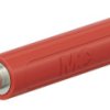 4 mm plug, crimp connection, 1.0 mm², red, 64.2052-22