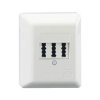 Rutenbeck 10210109 TAE Phone Socket Surface-Mount White 1 Tel 2 Devices