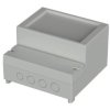 ABS/PC enclosure, (L x W x H) 166 x 161 x 100.5 mm, light gray (RAL 7035), IP65, 41170609