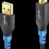 FI-U200-020 USB 480 Mb/s cable, A plug to B plug, 2.0 m
