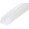 Edge protection profile, smooth edge, (W) 5.8 mm, max. clamping range 3.2 mm, PE, natural, BYB-5-13H1875, package with 10 meters