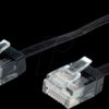 21152193 Cat. 6a UTP flat cable, black, 2 m