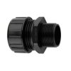 Łącznik do kanałów kablowych Flexicon gwint M20mm 20mm Element stały prosty Nylonowy Szary
