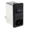 Gniazdo Zasilające Iec Z Filtrem Przeciwzakłóceniowym1 6A Rs Pro Zatrzask 5 X...
