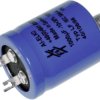 Electrolytic capacitor, 2200 µF, 40 V (DC), -10/+30 %, can, Ø 25 mm, LFB22204025036