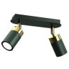 Lampa sufitowa JOKER GREEN/GOLD 2xGU10 MLP7718 Milagro