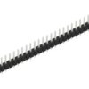 Pin header, 34 pole, pitch 2.54 mm, straight, black, 10053870