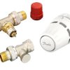 Zestaw termostatyczny prosty głowica cieczowa Regus zawór termostatyczny RA-N zawór odcinający RLV-S Danfoss 015G5304