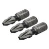 Faithfull FAISBPZ225IM Pozi Impact Screwdriver Bits PZ2 x 25mm (Pack 3)
