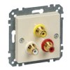 MERTEN SYSTEM M Gniazdo wtykowe złącza audio/wideo kremowy MTN4351-0344 SCHNEIDER ELECTRIC