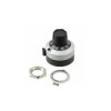 Bourns H-22-6A Control knob Chrome satin Ø22.2 mm x H21.3 mm 1 pc