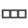 MINI Ramka potrójna grafitowa 11MR-3