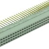 Female connector, type C, 96 pole, a-b-c, pitch 2.54 mm, press-in connection, straight, 09032966861