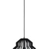 Lampa wisząca nowoczesna drewno 1xE27 RUFO BLACK