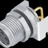 09 3420 82 04 Flange socket M8, series 718, 4-pin, angled, screwable, IP67