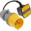 Tester gniazd, 16/32A, 110V ac, CAT II 150 V, Zasilanie sieciowe