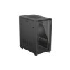 Szafa instalacyjna rack stojąca - 19'' 22U 600x1200mm - czarna - szklane drzwi - Lanberg FF01-6222-12B