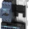 Zasilanie obciążenia 750 W Siemens Rozrusznik nawrotny 1, 3-fazowy 690 V AC zakres SIRIUS 3RA 1,9 A IP20