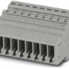COMBI jack, push-in connection, 0.14-4.0 mm², 9 pole, 24 A, 6 kV, gray, 3000663