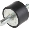 Podstawka antywibracyjna M10 średnica 40mm wysokość całkowita 25mm Cylinder męski-męski
