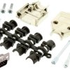 MH Connectors MHDTPK9-DM9P-K Zestaw listew męskich D-Sub 180 ° Ilość styków: 9 kielich lutowniczy 1 szt.