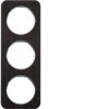 BERKER R.1 Ramka 3 potrójna dąb/biały 10132359 HAGER