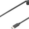 adapter USB-C Digitus DIGITUS - USB 2.0 - USB - C auf USB - C Spiralkabel AK-300431-006-S, 1 m