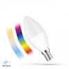 Żarówka LED E14 4,9W RGBW CCT Spectrum SMART BLUETOOTH biała + kolory